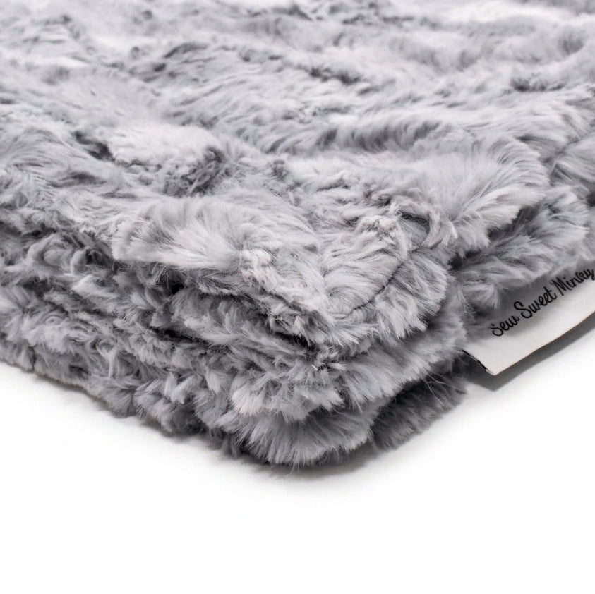 Wild Rabbit Chrome Minky Blanket