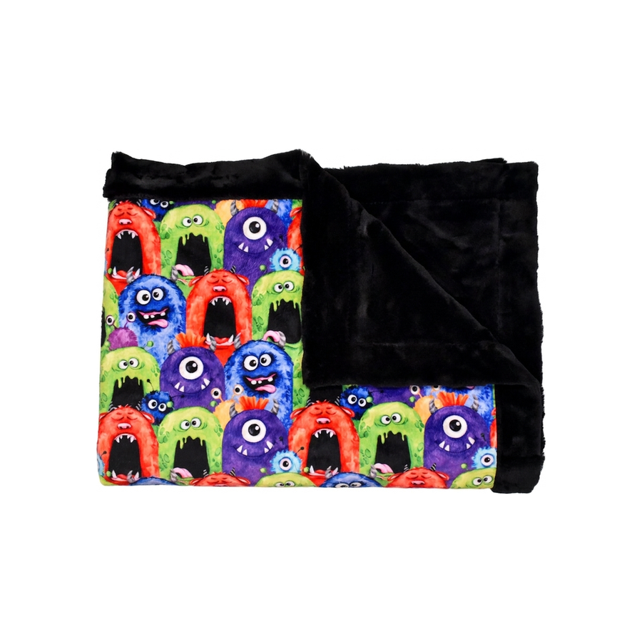 Monsters Multi / Marbella Black - XL Snuggler