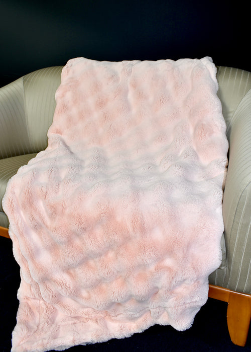 Powderpuff Ballet Slipper Minky Blanket