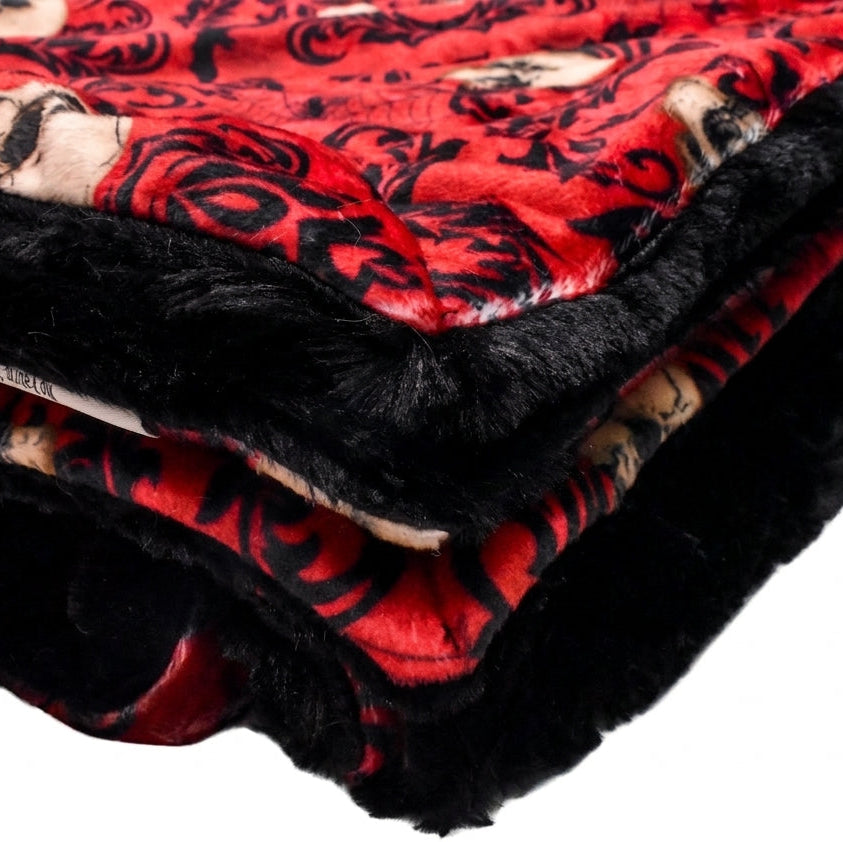 Sculls N Roses Scarlet / Bunny Black - XL Embrace