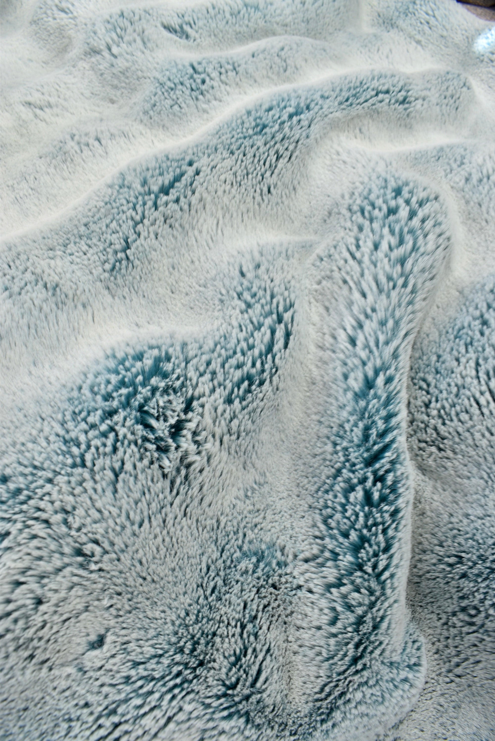 Frosted Powderpuff Poseidon Minky Blanket