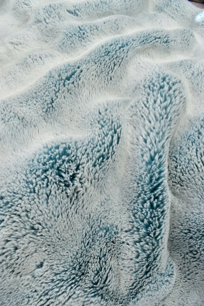 Frosted Powderpuff Poseidon Minky Blanket