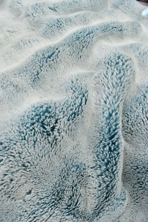 Frosted Powderpuff Poseidon Minky Blanket