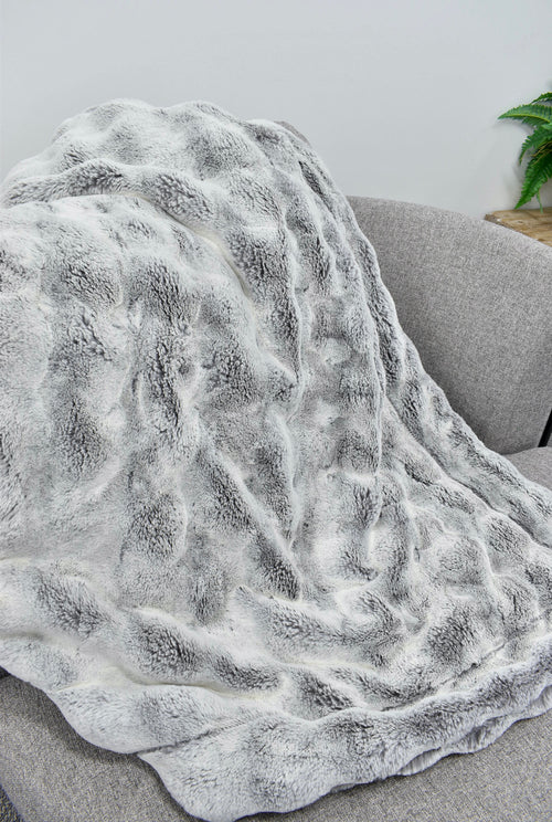 Frosted Powderpuff Alloy Minky Blanket
