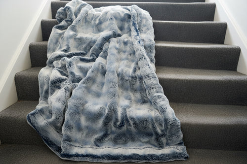 Frosted Powderpuff Set Sail Minky Blanket