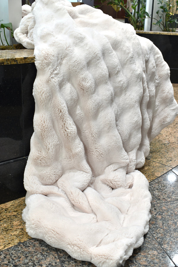 Powderpuff Pearl Minky Blanket