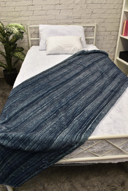 Glazed Vienna Raindrop Minky Blanket