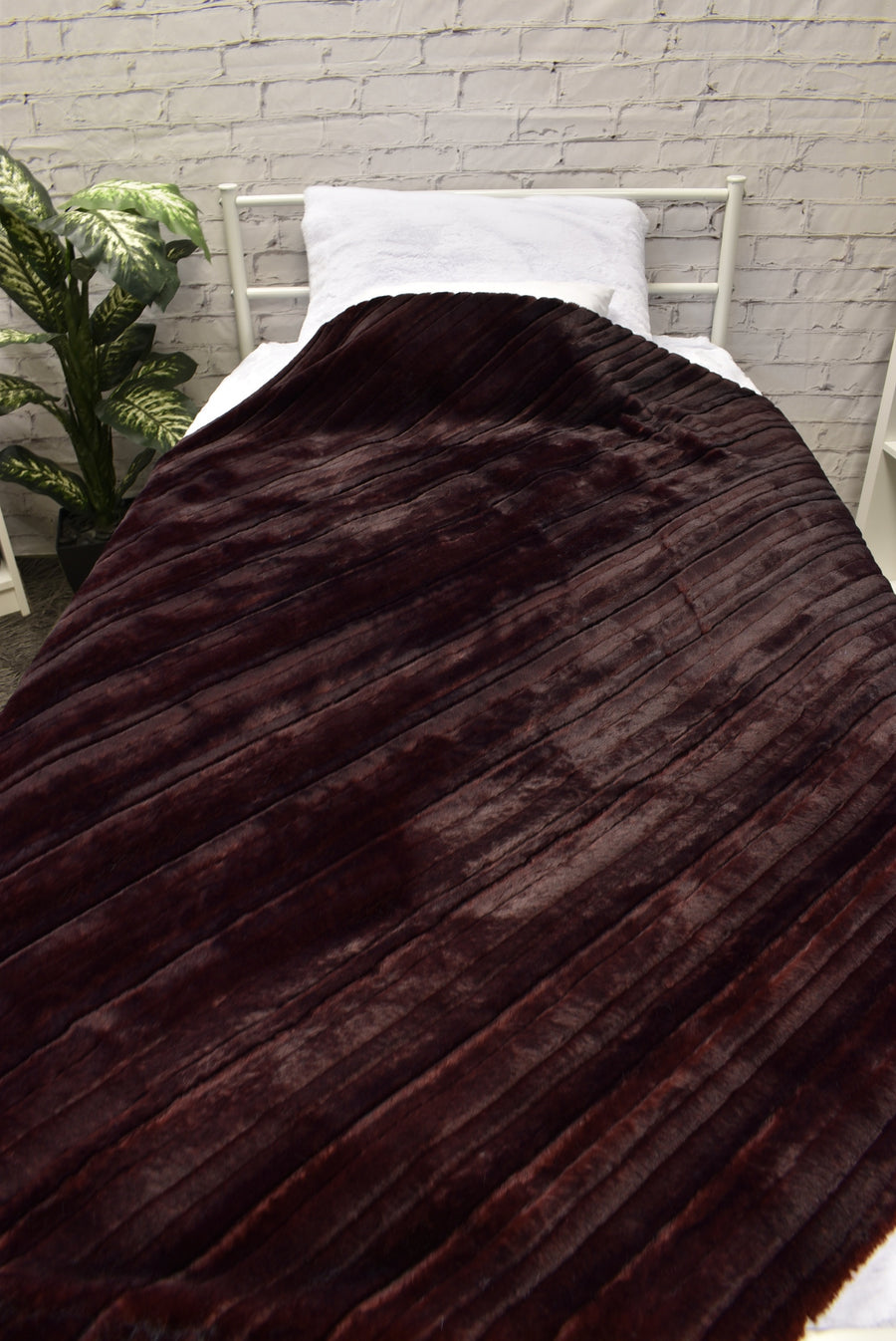 Glazed Vienna Cherry Cola Minky Blanket