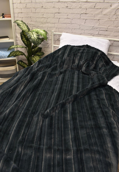 Vienna Ash Minky Blanket