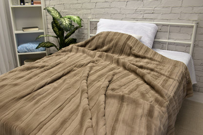 Vienna Simply Taupe Minky Blanket