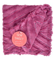Everest Burgundy - Lovie - Sew Sweet Minky Designs
