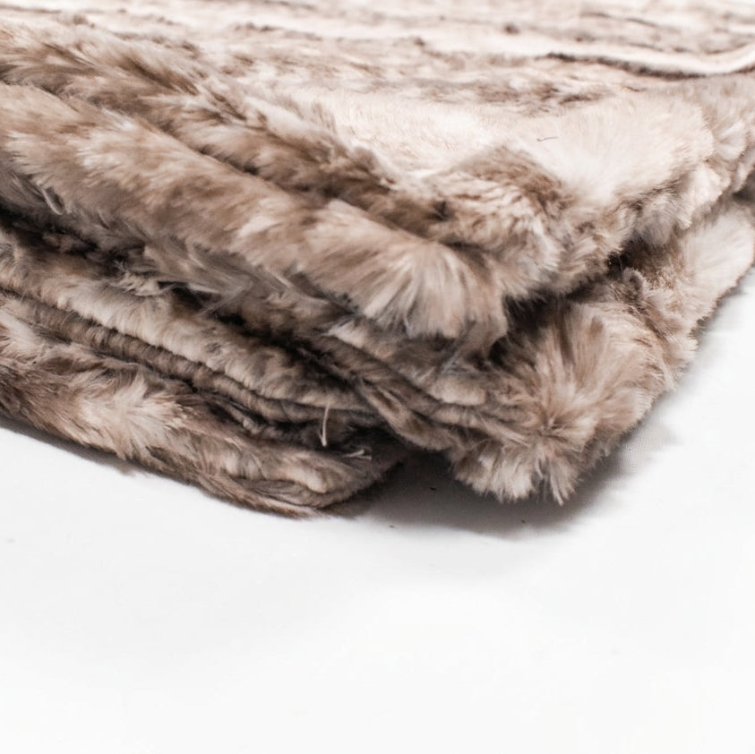 Fawn Metal Minky Blanket