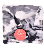 Camo Gray - Lovie - Sew Sweet Minky Designs