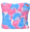 Shaggy Rainbow Rose Cotton Candy - Throw Pillow Case - Sew Sweet Minky Designs