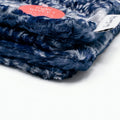 Fawn Navy Minky Blanket