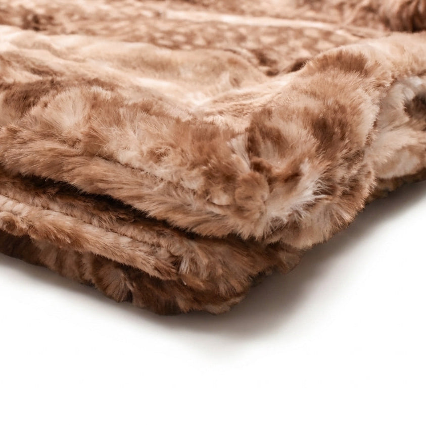 Fawn Cappuccino Minky Blanket