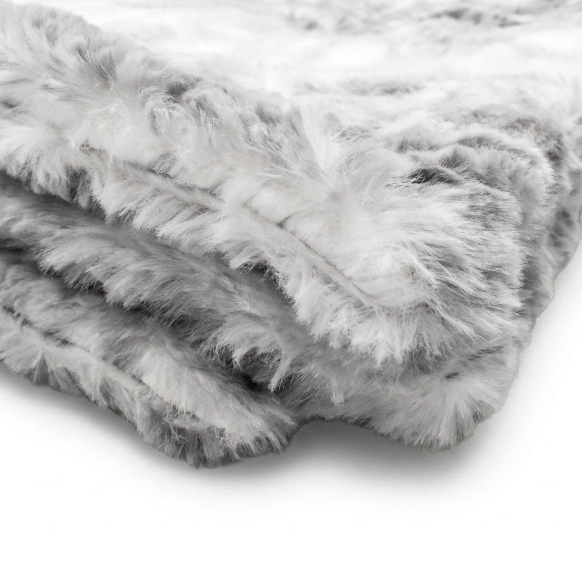 Fawn Silver Minky Blanket