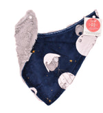 MR. Sandman Navy / Glacier Silver - MInky Bib