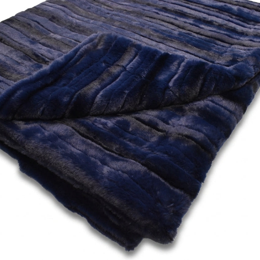 Vienna Navy Minky Blanket