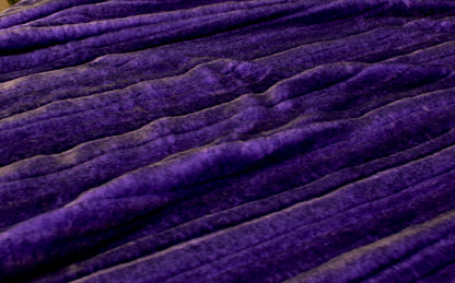 Glazed Vienna Blackberry Minky Blanket