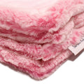 Frosted Baby Seal Pink Lemonade Minky Blanket