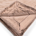 Frosted Baby Seal Chocolate Almond Minky Blanket