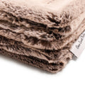 Frosted Baby Seal Chocolate Almond Minky Blanket