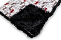 Forest Park Scarlet / Dreamy Black Holiday Throw Minky Blanket