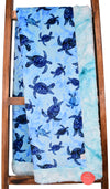 Bliss Batik Turtles Blue Ocean / Galaxy Saltwater - Adult Snuggler - Sew Sweet Minky Designs