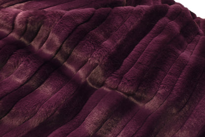 Vienna Plumwine Minky Blanket