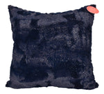 Dazzle Hide Navy/ Silver - Throw Pillow Case