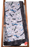 Sky High Multi / Glacier Ash - Adult Snuggler Blanket