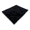 Demi Rose Black Minky Blanket