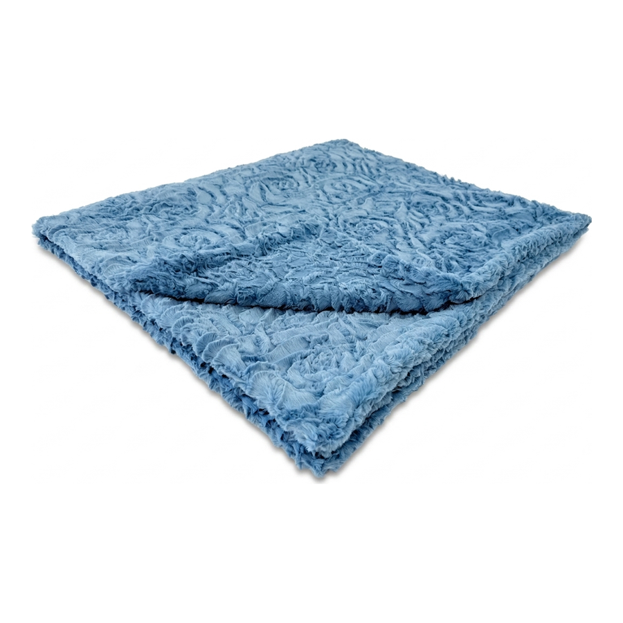 Demi Rose French Blue Minky Blanket