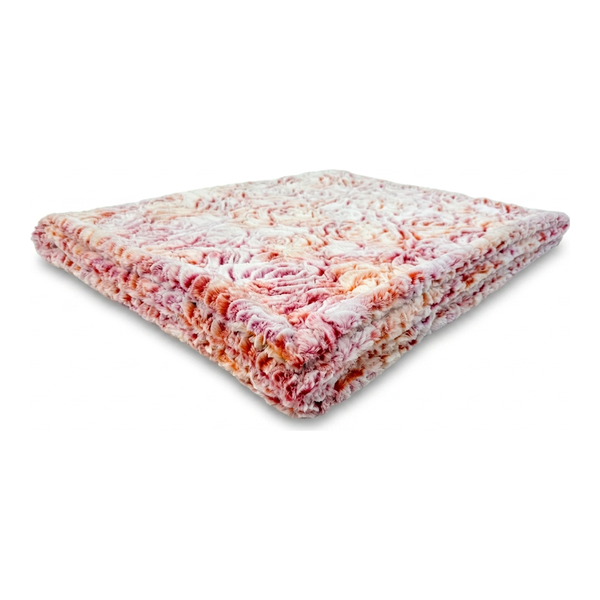 Demi Rose Multi Prism Red Minky Blanket