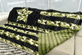 Vienna Chive & Camo Green  - XL Flag Strip Minky Blanket
