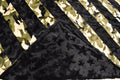 U.S Army XL Flag Strip Minky Blanket - Green Camo & Black Star