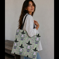 Satin Lined Halloween Tote Bag