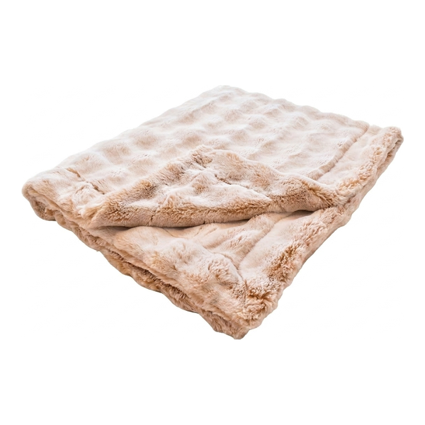 Frosted Powderpuff Sanddollar Minky Blanket