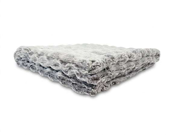 Frosted Powderpuff Alloy Minky Blanket
