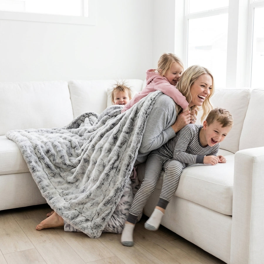 Frosted Powderpuff Alloy Minky Blanket