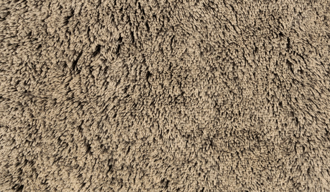 Frosted Shaggy Black / Beige