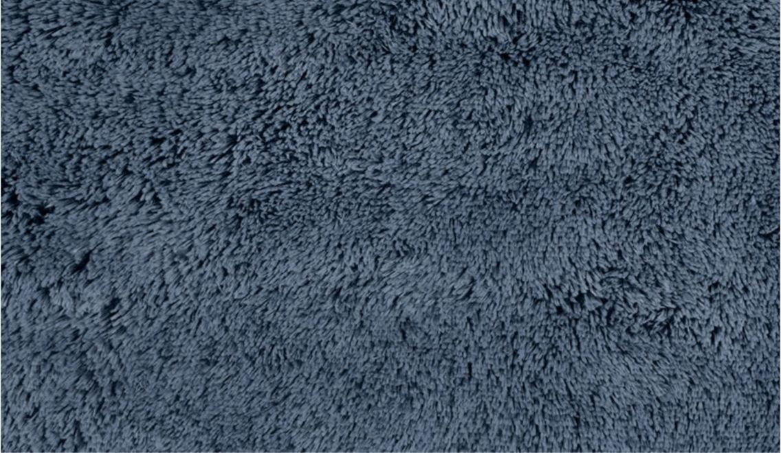 Frosted Shaggy Navy / Bluebell