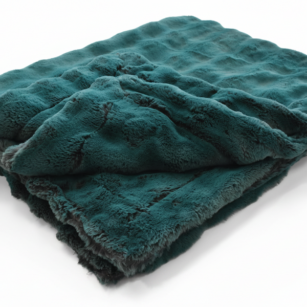 Frosted Powderpuff Everglade Minky Blanket