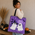 Satin Lined Halloween Tote Bag