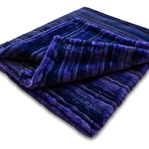 Glazed Vienna Blackberry Minky Blanket