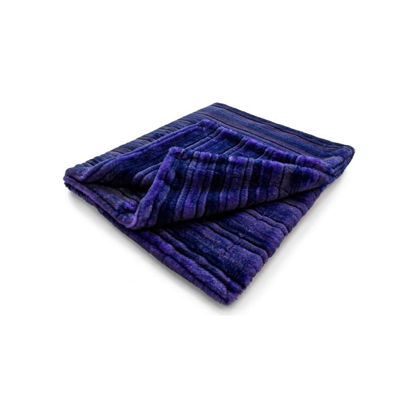 Glazed Vienna Blackberry Minky Blanket