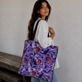 Minky Lined Halloween Tote Bag