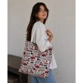 Satin Lined Patriotic Tote Bag