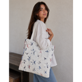 Satin Lined Patriotic Tote Bag